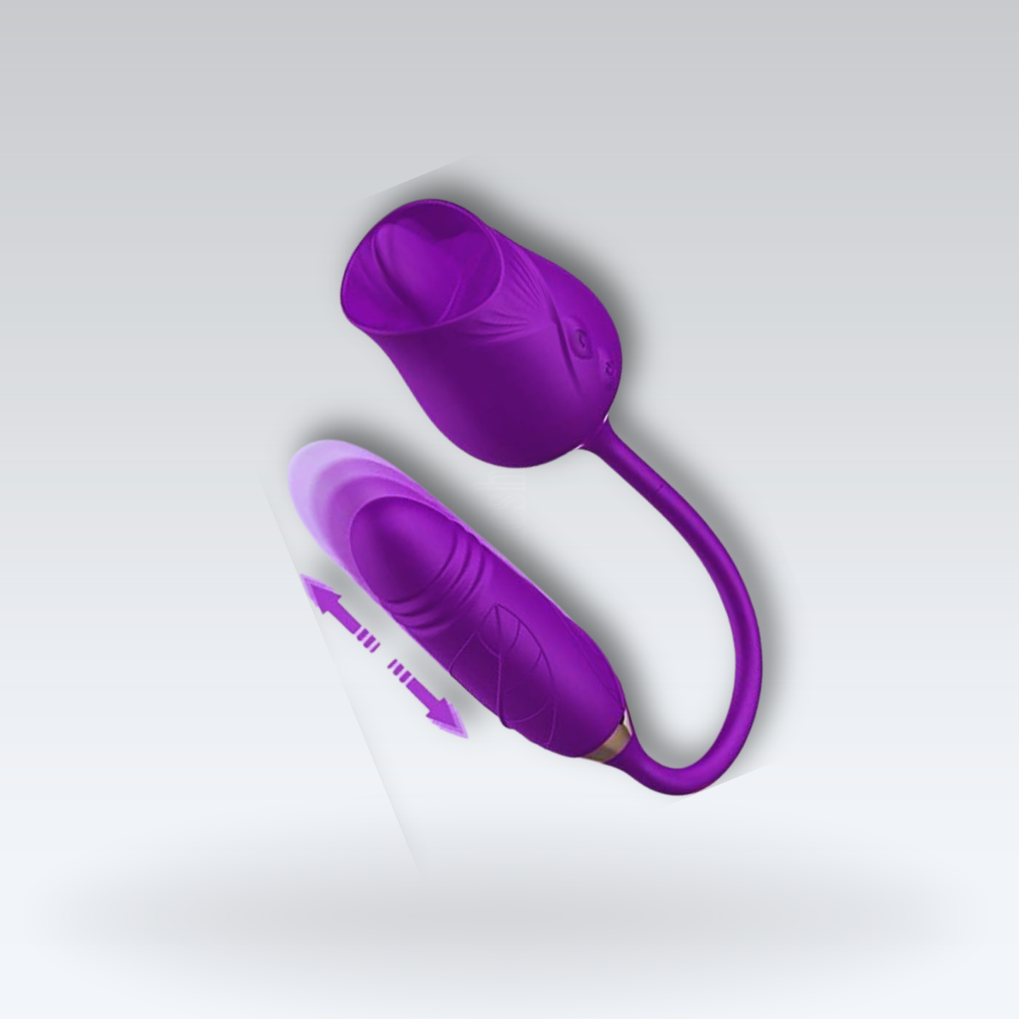 Vibrador Rosa con Lengua 3 en 1