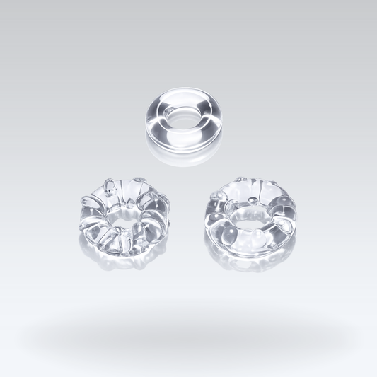 Set de 3 Anillos Texturizados